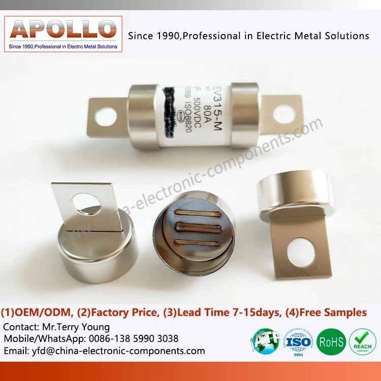 Copper Cap and Fuse End Blade Femules